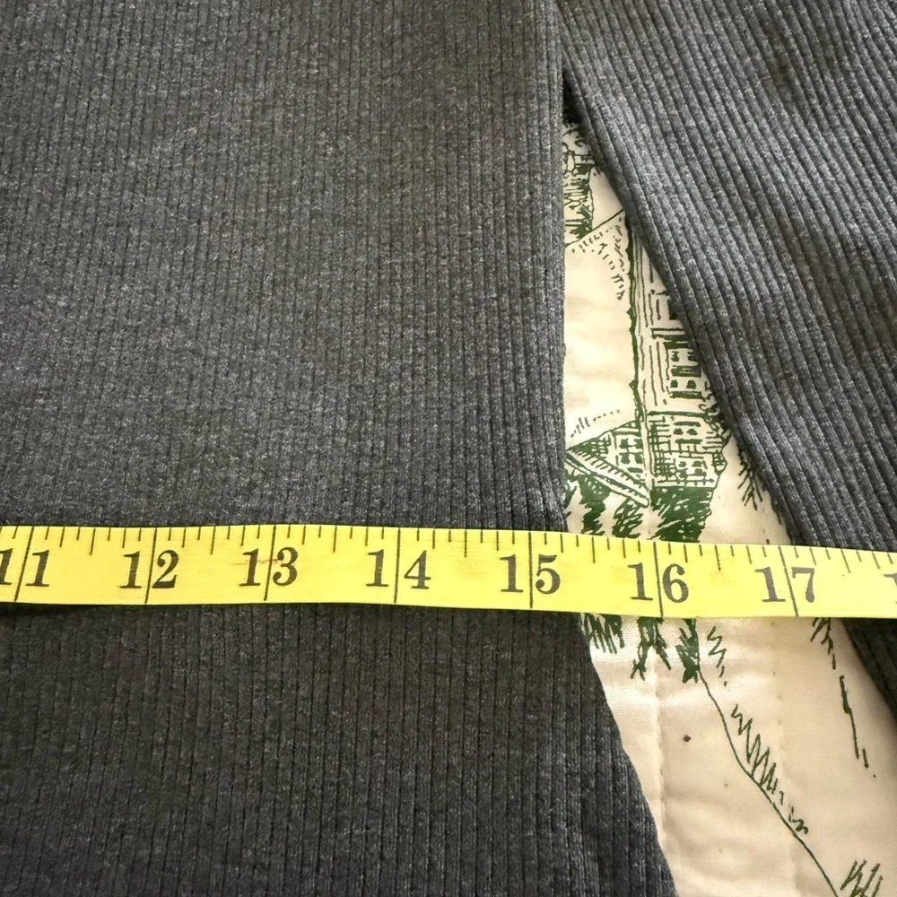 CAbi Ribbed Gray Knit Top - Picture 7 of 7